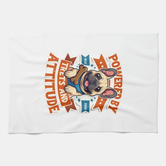 Linge De Cuisine Alimenté par des friandises et une attitude Bouled (Horizontal)