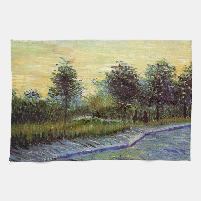 Linge De Cuisine Allée dans le parc de Voyer d'Argenson par Vincent (Horizontal)
