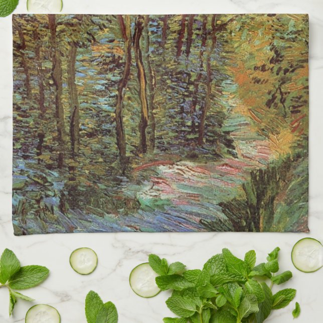 Linge De Cuisine Allée dans les Bois par Vincent van Gogh (Plié)