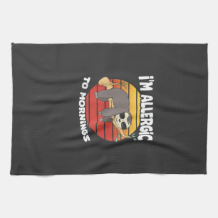 Linge De Cuisine Allergique aux matins paresseux animal amateur de