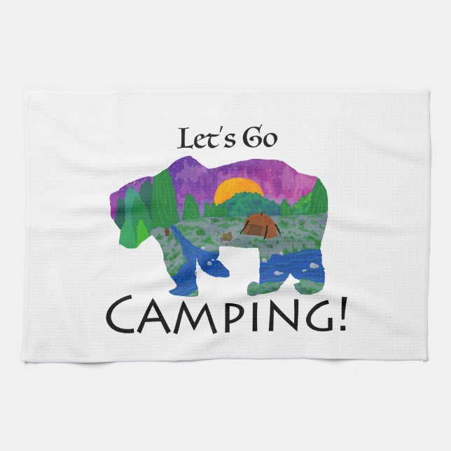 Linge De Cuisine Allons camper (Horizontal)
