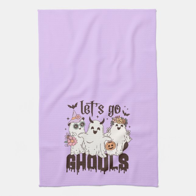 Linge De Cuisine Allons Gouls Halloween (Vertical)