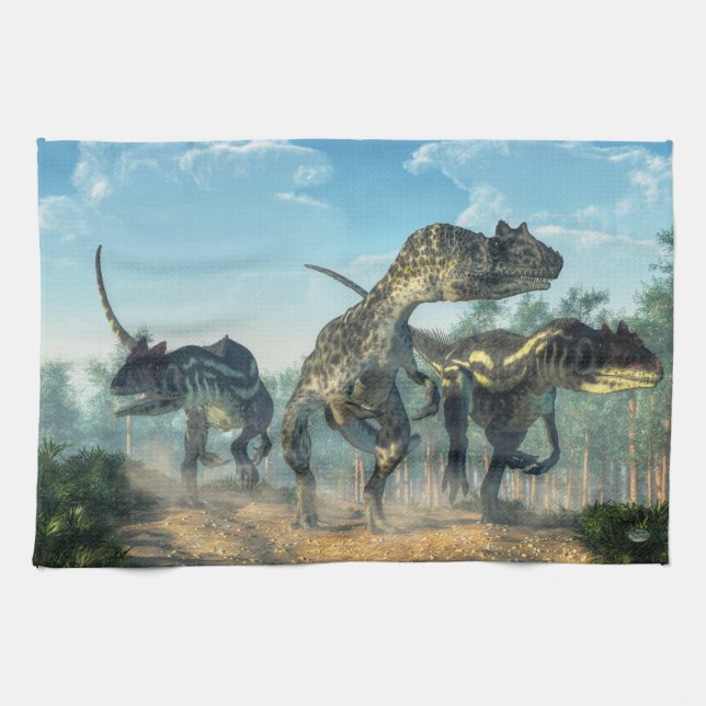 Linge De Cuisine Allosauruses (Horizontal)