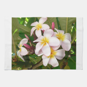 Linge De Cuisine Aloha le Frangipani hawaïen fleurit douche