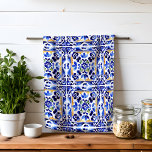Linge De Cuisine Amalfi Vietri Carrelage bleu italien Méditerranée<br><div class="desc">Amalfi Positano Vietri bleu Majolica tuiles serviettes de cuisine,  thème méditerranéen bleu blanc et jaune carreaux de cuisine cadeaux pour sa décoration de maison cadeaux</div>