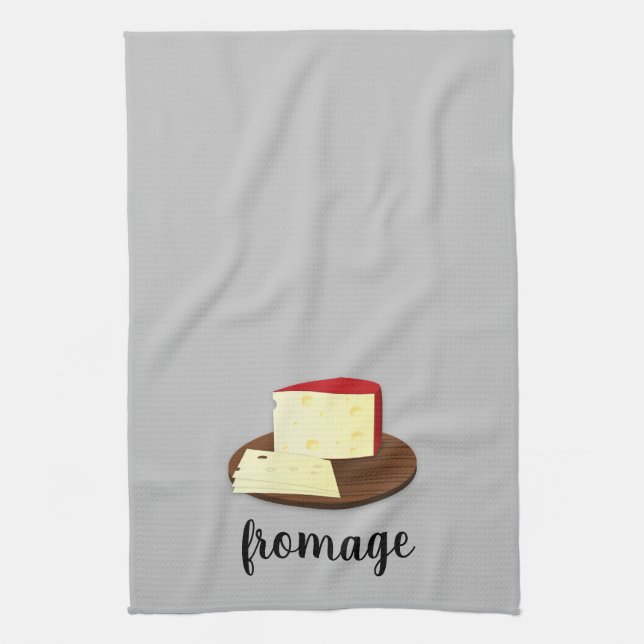 Linge De Cuisine Amateur de Fromage Français (Vertical)