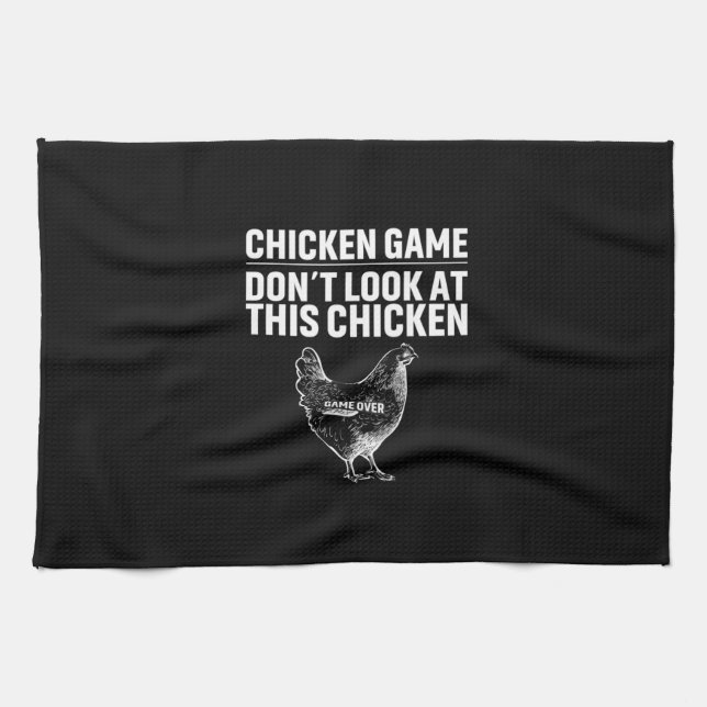Linge De Cuisine Amateur de poulet | Jeu de poulet (Horizontal)