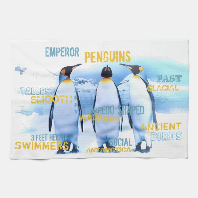 Linge De Cuisine Amazing Empereur Penguin (Horizontal)