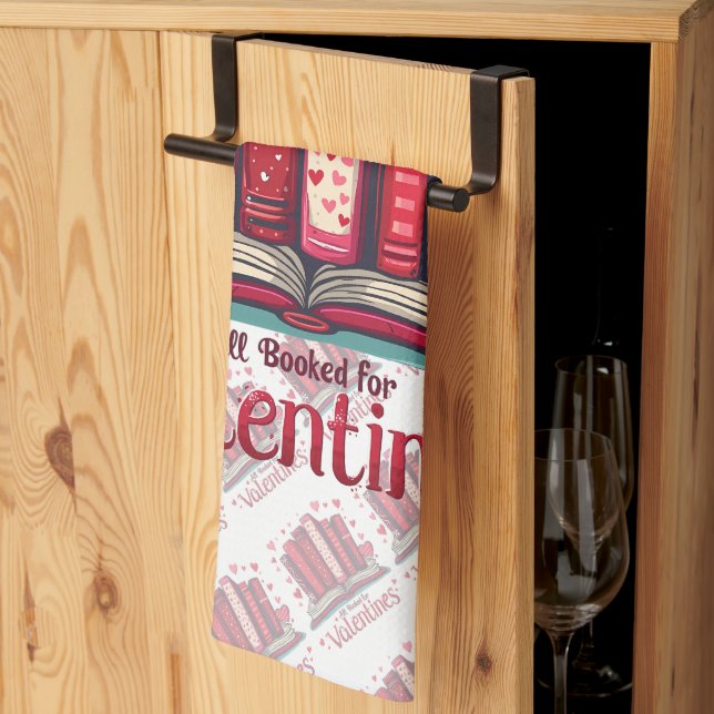 Linge De Cuisine Ambiance Lecture Romantique Cadeau de la Saint-Val (Pliage en tiers)