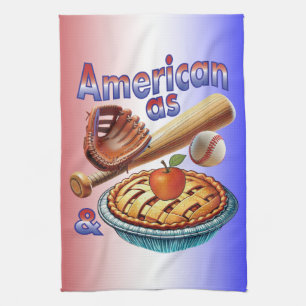 Linge De Cuisine Américain fun comme le baseball et la tarte aux po