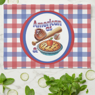 Linge De Cuisine Américain fun comme le baseball et la tarte aux po