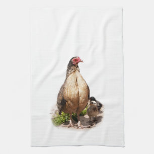 Linge De Cuisine American Game Hen et poulets de bébé