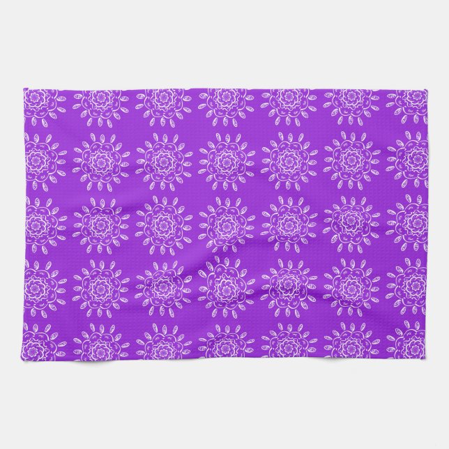 Linge De Cuisine Amethyst Mandala (Horizontal)