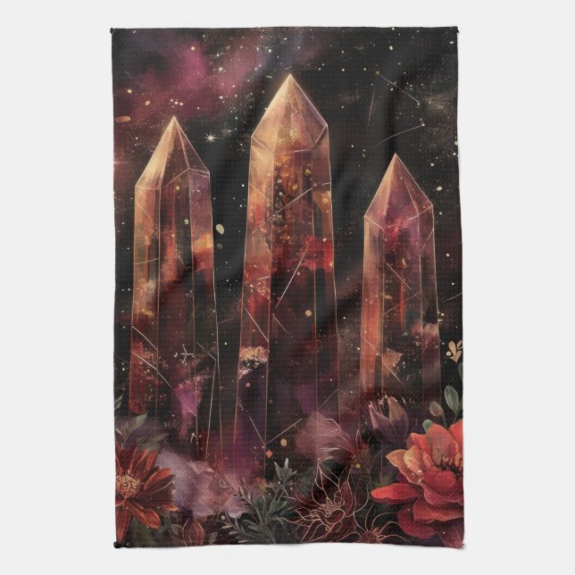 Linge De Cuisine Améthyste de constellation cosmique Astrologie (Vertical)