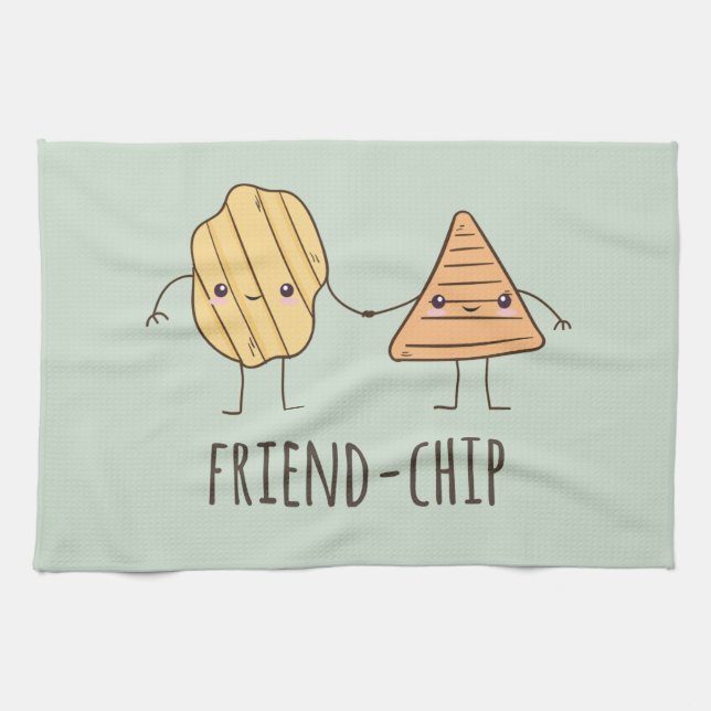 Linge De Cuisine Ami amusant chips (Horizontal)