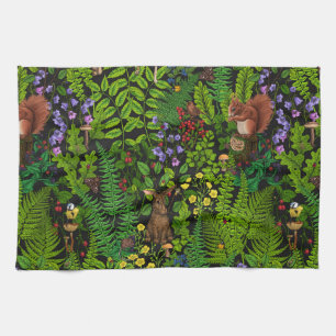 Linge De Cuisine Amimies et plantes des bois
