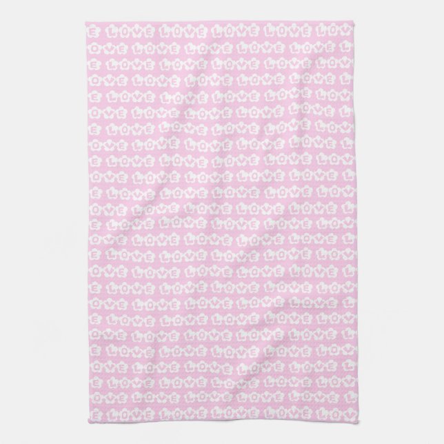 Linge De Cuisine Amour (Vertical)