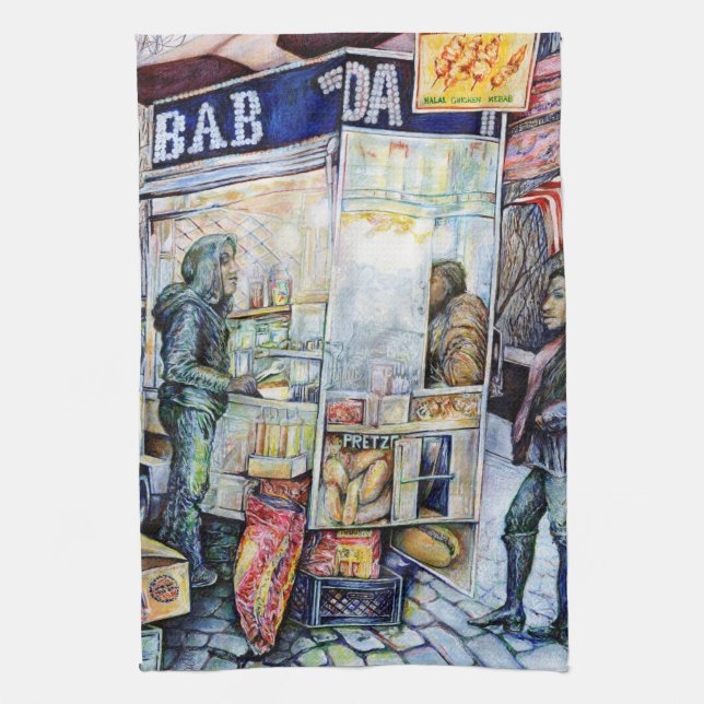 Linge De Cuisine Amour avec les problèmes, et en difficulté avec l' (Vertical)