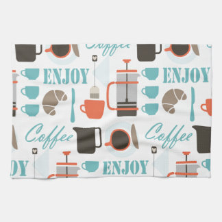 Linge De Cuisine Amour de café et motif de café