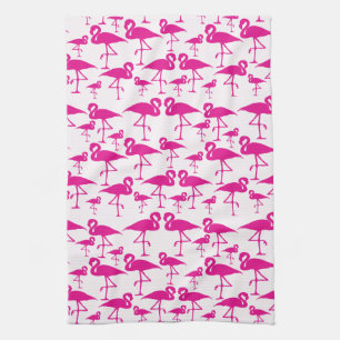 Linge De Cuisine Amour de Flamant rose