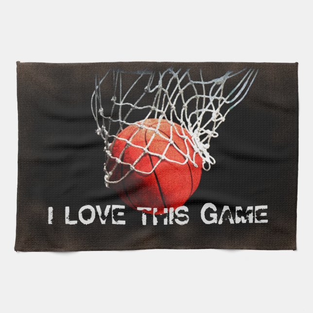 Linge De Cuisine Amour du basket-ball (Horizontal)
