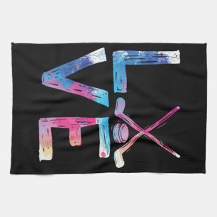 Linge De Cuisine Amour Hockey sur glace filles Dons de hockey femme