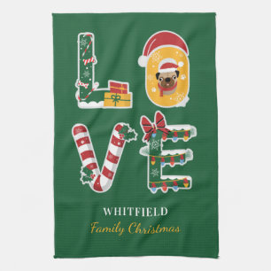 Linge De Cuisine Amour maison familiale Noël vacances Fête de fin d