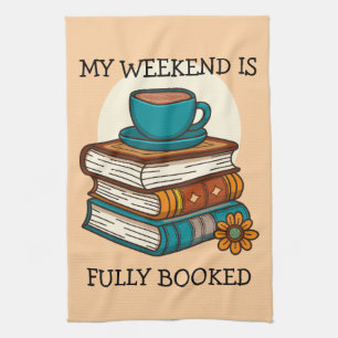 Linge De Cuisine Amoureux des livres de week-end complètement réser