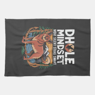 Linge De Cuisine Amoureux du Dhole Faune Canidé Chien Sauvage Asiat