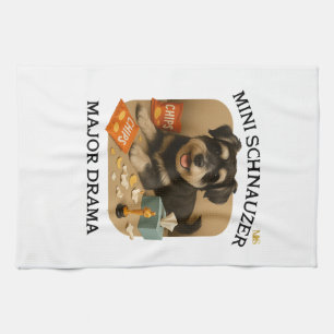 Linge De Cuisine Amoureux du Mini Schnauzer 
