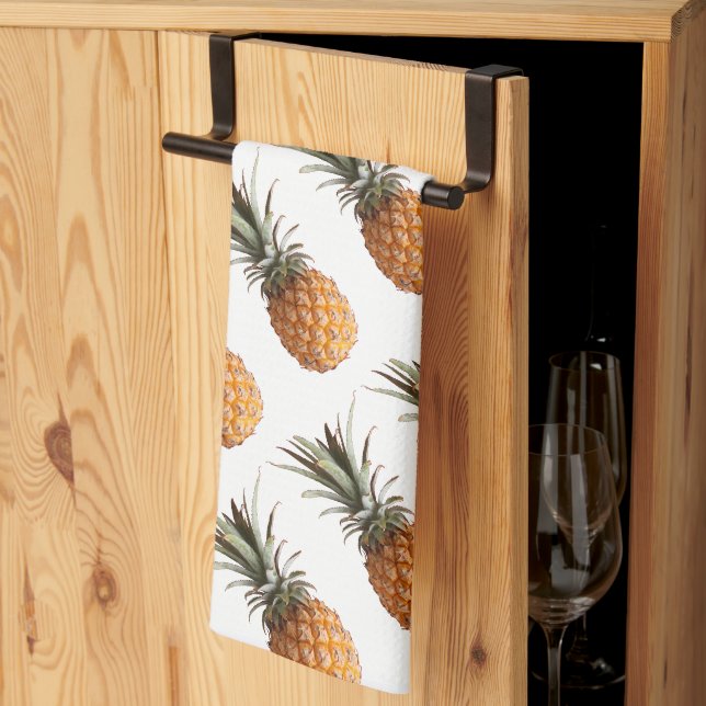 Linge De Cuisine Ananas à l'ananas (Pliage en tiers)