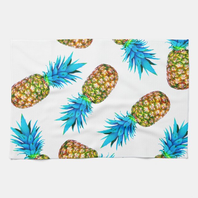 Linge De Cuisine Ananas de fantaisie (Horizontal)