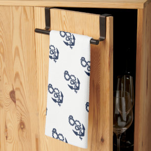 Linge De Cuisine Anchor Pattern