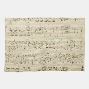 Linge De Cuisine Anciennes Notes de Musique - Partition de Chopin