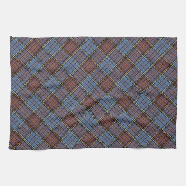 Linge De Cuisine Anderson Clan Tartan - Impression Conçue (Horizontal)