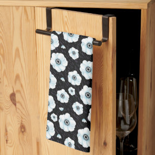 Linge De Cuisine Anémone florale Panda