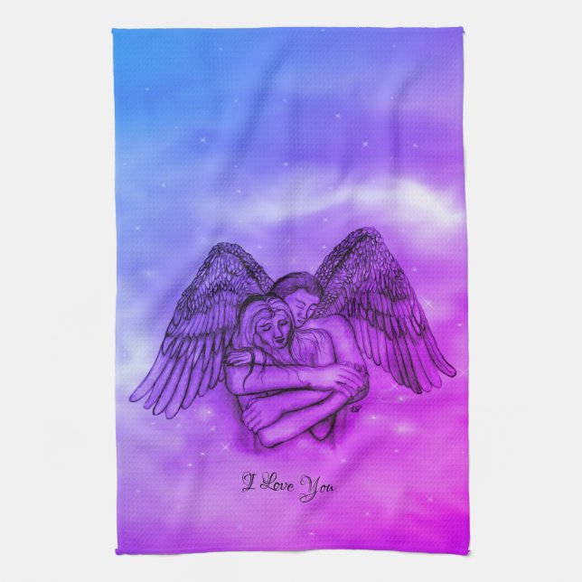 Linge De Cuisine Angel Eros in Love (Vertical)
