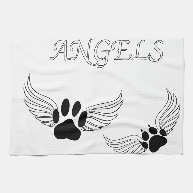 Linge De Cuisine Angel Pet Animaux (Horizontal)