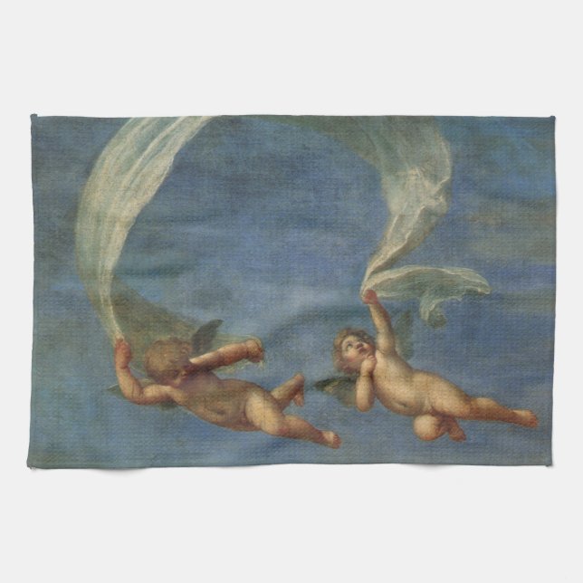 Linge De Cuisine Anges Détail d'Adonis conduit par des Cupidons par (Horizontal)