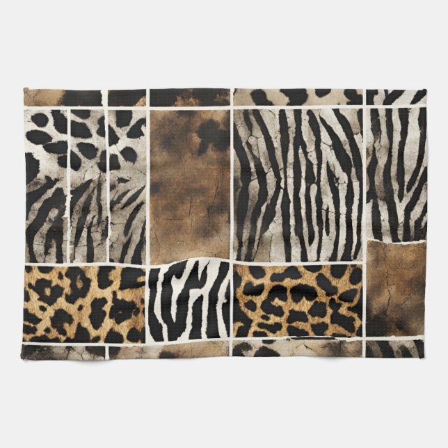 Linge De Cuisine Animal Print - Kitchen Towel (Horizontal)