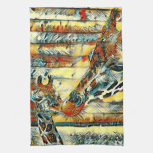 Linge De Cuisine AnimalArt_Giraffe_001