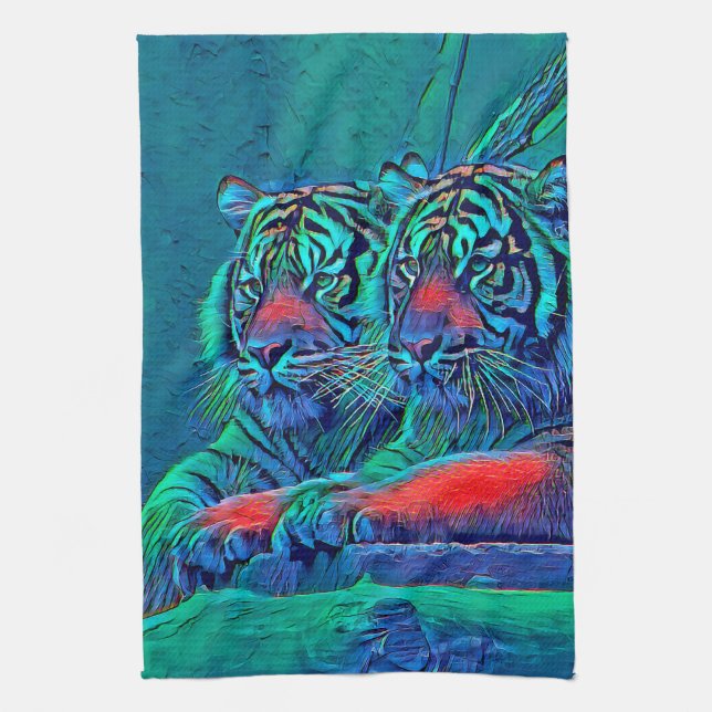 Linge De Cuisine AnimalMix_Tiger_035 (Vertical)