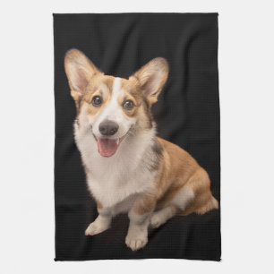Linge De Cuisine Animaux de bébés cutest   Corgi Puppy Smile
