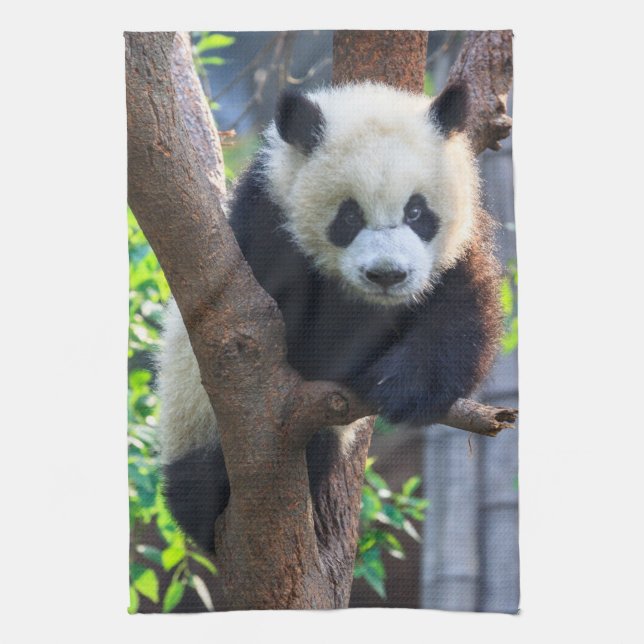 Linge De Cuisine Animaux de bébés cutest | Géant Panda Cub (Vertical)