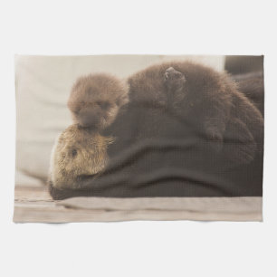 Linge De Cuisine Animaux de bébés cutest Pompe Otter nouveau-né
