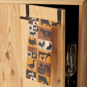 Linge De Cuisine Animaux de la ferme