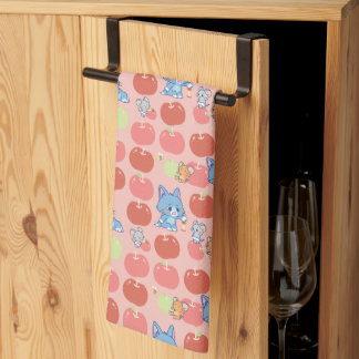 Linge De Cuisine Anime Tom, Jerry et Tuffy Apple Motif