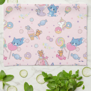 Linge De Cuisine Anime Tom, Jerry et Tuffy Candyland Motif