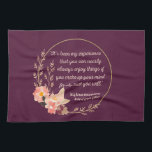Linge De Cuisine Anne Of Green Gables Citation I - Style mignon<br><div class="desc">Un design sympa, parfait pour tous ceux qui aiment le livre Anne Of Green Gables écrit par l'auteure Lucy Maud Montgomery! "C'est mon expérience que vous pouvez presque toujours profiter des choses si vous décidez fermement que vous le ferez." Anne Shirley cite le roman de L. M. Montgomery. Aimez-vous lire...</div>