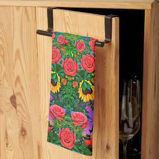 Linge De Cuisine Anneaux rose rose 4